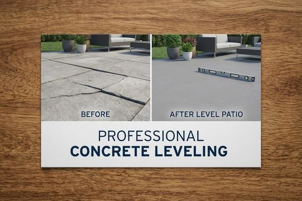 Patio & Porch Leveling example 2