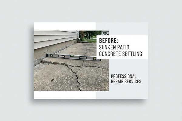 Patio & Porch Leveling example 1