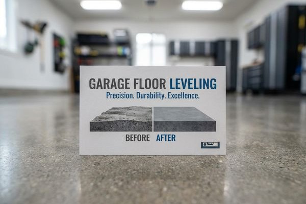 Garage Floor Leveling example 2